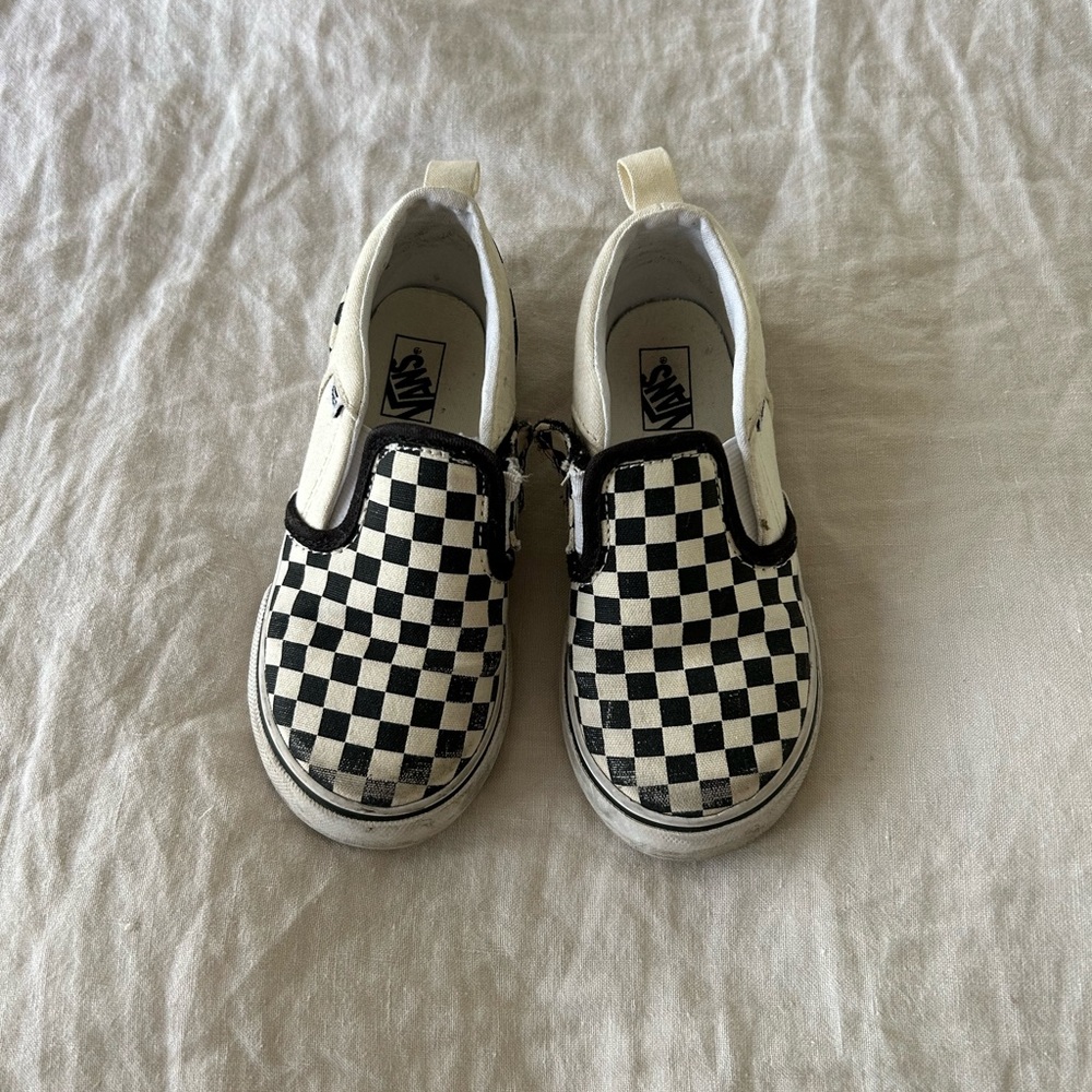 Vans check toddler with Velcro